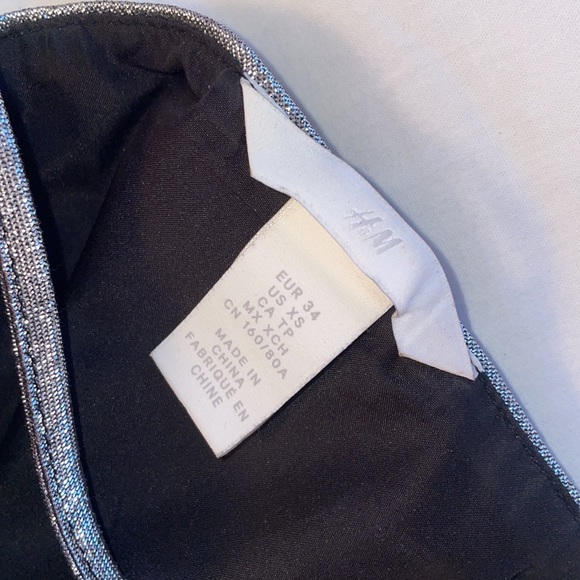 H&M Glittery crop top size x-small - Picture 5 of 6